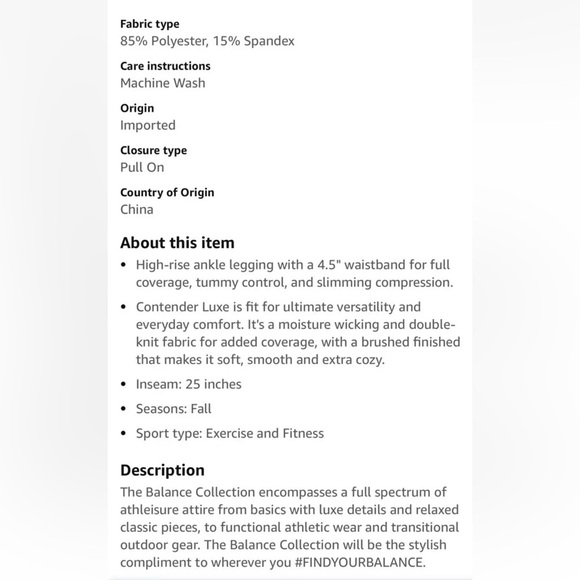 Balance Collection Womens Contender High Rise  Legging Soft Snake Print Sz SMALL - Picture 13 of 13